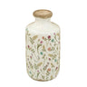 A&B Ceramic Floral Print Vase Large 5.3"D x 10.5"H - Vases Merchandise