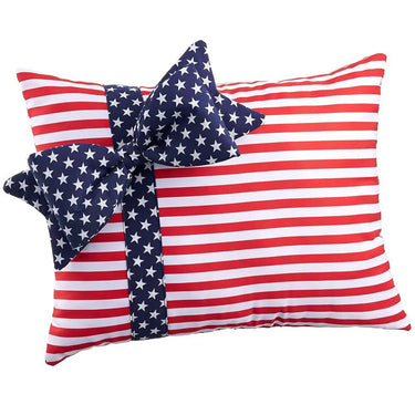 Allstate Patriotic Pillow Red-White-Blue 13W x 18"L - Throw Pillows Merchandise