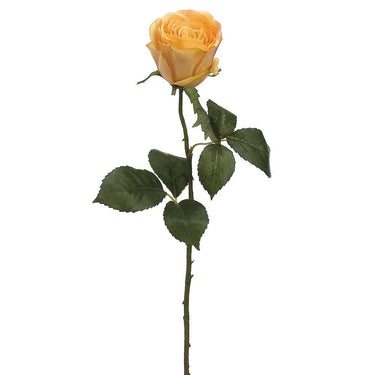 Allstate Rose Bud Spray Yellow-Gold 22" - Artificial Flowering Plants Silk