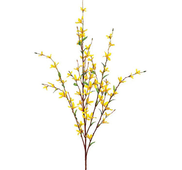 Allstate Forsythia Spray Yellow 38" - Uncategorized Silk
