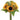 Allstate Sunflower Bouquet Yellow/Gold 17" - Artificial Flowering Plants Silk