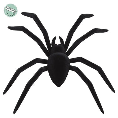 Allstate Spider w/ Clip Black 9.5" - Seasonal & Holiday Decorations Merchandise
