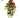 Allstate UV Geranium Hanging Bush Red 32" - Artificial Flowering Plants Silk