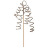 Allstate Glitter Curly Hanging Spray Champagne 28" - Uncategorized Silk