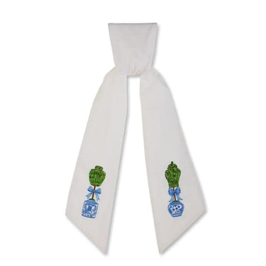 RAZ Chinoiserie Topiary Wreath Sash 60" - Wreaths & Garlands Wreath Sash
