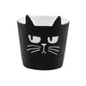 Napco Concrete Black Cat Face Planter 3/5" x 3.5"H - Planters Merchandise