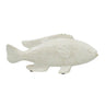 A&B Cream Ceramic Fish Figurine 10" x 4.5" - Figurines Merchandise
