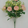 Golden Bell Dahlia Bush Pink 19" - Artificial Flowering Plants Silk