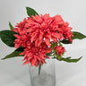 Le Fleur Dahlia Bush Pink 19.5" - Artificial Flowering Plants Silk