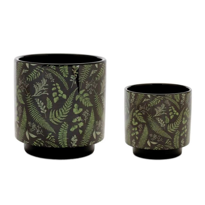Dark Floral Container (2 Sizes)