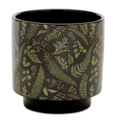 Melrose Dark Floral Container (2 Sizes) - Vases Merchandise