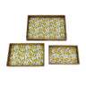 A&B Decorative Lemon Tray Small 14.2" x 9.4" x 2" - Decorative Trays Merchandise