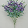 Golden Bell Delphinium Bush Purple 24" - Artificial Flowering Plants Silk