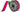 Reliant Deluxe Dupioni Two Color Fuchsia-Lime Basic Wired Edge Ribbon 1"W x 10yd - Ribbons & Trim Ribbon