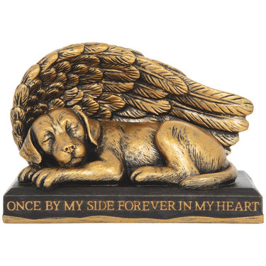 "Dog by My Side" Figurine - Evergreen Home and Floral