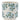 Melrose Dolomite Blue Floral Print Container (2 Sizes) - Vases Merchandise