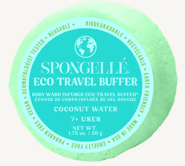 Spongelle Eco Collection Travel Buffer Coconut Water 7+ Wash 1.75 Oz - Bath & Body Bath & Body