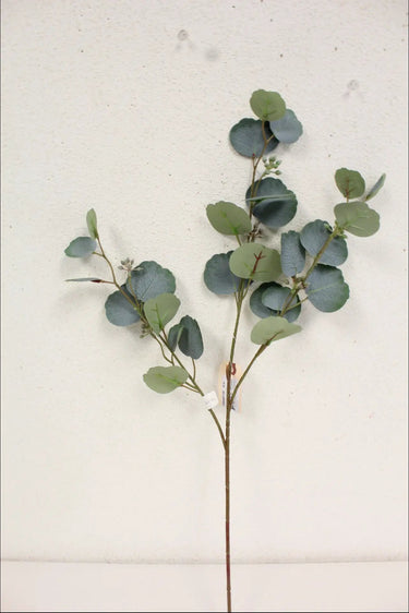 Supreme Eucalyptus Spray Green 27" - Artificial Non-Flowering Plants Silk