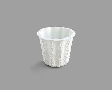 DWF, Direct Floral Mache Planter w/ Plaster & Foam 4.5J 5½" Dia x 5.5" H - Papier Mache Shapes Silk
