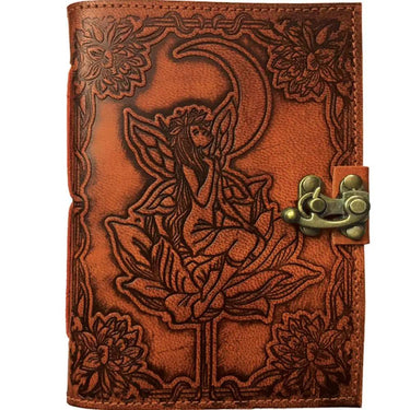Benjamin International Fairy Moon Leather Journal 5" x 7" - Journals Merchandise