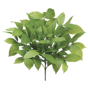 Allstate Fat Acuba Bush Light Green 18" - Artificial Non-Flowering Plants Silk