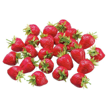 Allstate Faux Strawberry 1.75" x 1.75" - Artificial Food Merchandise