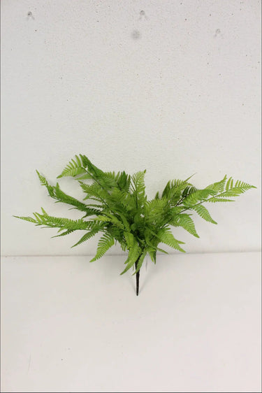 Supreme Fern Plant Bush 20" - Artificial Non-Flowering Plants Silk