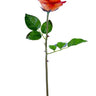 Fresh Touch Open Rose Stem Orange 25" - Evergreen Home and Floral