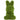 Allstate Furry Moss Bunny Figurine Green 7.5" - Figurines Merchandise