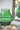 A&B Glass Flower Vase Green 7.5" x 7.5" x 8" - Vases Merchandise