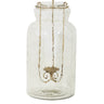 SNK Glass Jar w/ Candle Holder Insert 10" - Candle Holders Merchandise