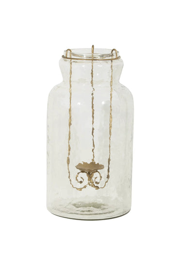 SNK Glass Jar w/ Candle Holder Insert 10" - Candle Holders Merchandise
