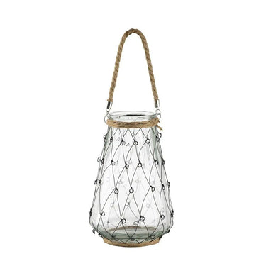 A&B Glass Wire Teardrop Vase 8.5"D x 12.6" - Vases Merchandise