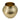 A&B Gold Aluminum Chisel Flower Vase 11"D x 9" - Vases Merchandise