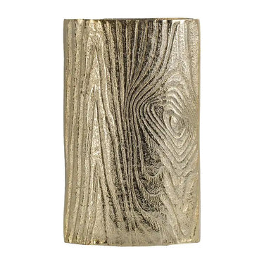 A&B Gold Aluminum Trunk Vase 6" x 2.5" x 10" - Vases Merchandise