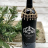 D Stevens Gold Jewel Star Shape Wine Collar 6" - Wine Bottle Holders