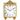 Deco Marché Gold Metal Scroll Antique Style Decorative Clock 6" x 3" x 8" - Desk Clocks Merchandise