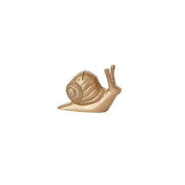 Accent Decor Golden Snail Card Holder 4.5" x 3" - Business Card Stands Merchandise
