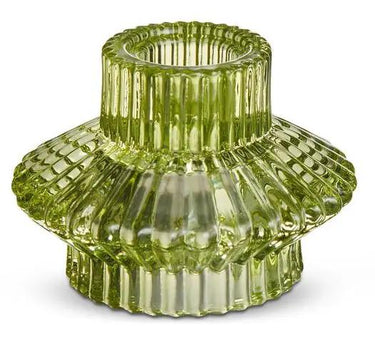 RAZ Green Vintage Candle Holder (2 Sizes) 2-3" - Uncategorized Merchandise
