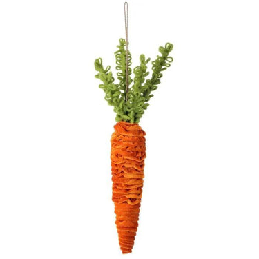Regency Hanging Velvet Carrot 14" - Holiday Ornaments Merchandise