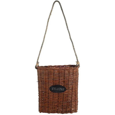 A&B Hanging Welcome Basket 14" x 15" - Baskets Merchandise