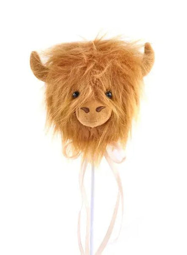 Highland Cow Head Pick 17" - Evergreen Home and Floral