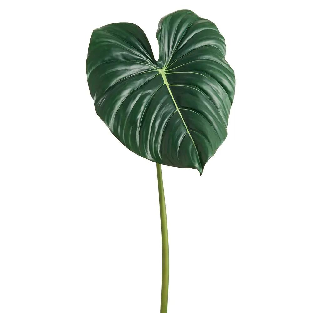 leaf philodendron silk plant Real Touch Philodendron Leaf Spray 34.2"