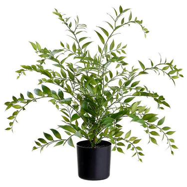 Allstate Asian Bayberry Plant in Plastic Pot 26.5" - Artificial Shrubs Silk
