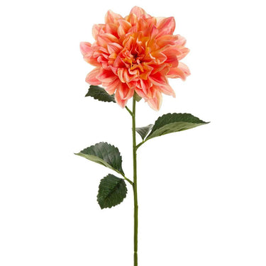Allstate Dahlia Spray Coral 27" - Artificial Flowering Plants Silk