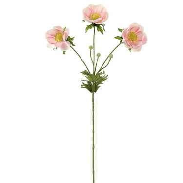Allstate Wild Anemone Spray Pink 29" - Uncategorized Silk