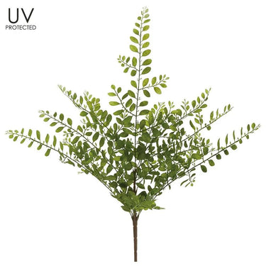 Allstate UV Black Locust Leaf Bush Green 21" - Artificial Flowering Plants Silk