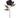 Allstate Black Peony Stem 18.5" - Artificial Flora Silk