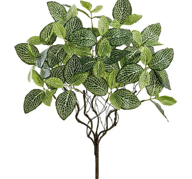 Allstate Fittonia Leaf Bush 18" - Uncategorized Silk