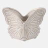 Sagebrook Ivory Butterfly Pencil Cup/Vase 5" - Vases Merchandise